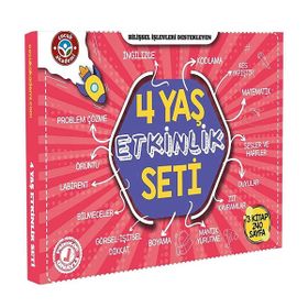 Kitap Çocuk Akademi Bilişsel İşlevleri Destekleyen 4 Yaş Etkinlik Seti