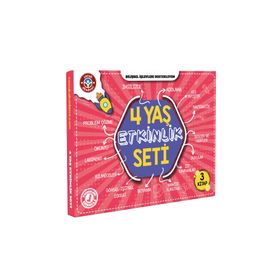 Kitap Çocuk Akademi Bilişsel İşlevleri Destekleyen 4 Yaş Etkinlik Seti