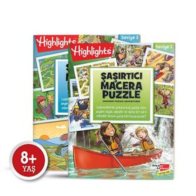 Kitap Dikkat Atölyesi 2'li Set Highlights Şaşırtıcı Macera Puzzle