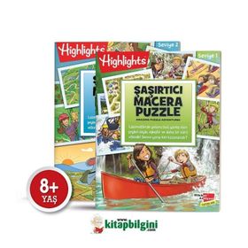 Kitap Dikkat Atölyesi 2'li Set Highlights Şaşırtıcı Macera Puzzle
