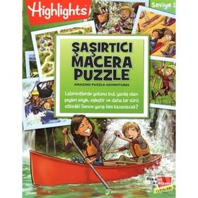 Kitap Dikkat Atölyesi 2'li Set Highlights Şaşırtıcı Macera Puzzle
