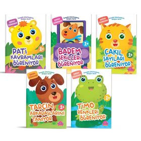 Kitap Dikkat Atölyesi 5'li Tematik Çıkartmalarla Gelişim Serisi