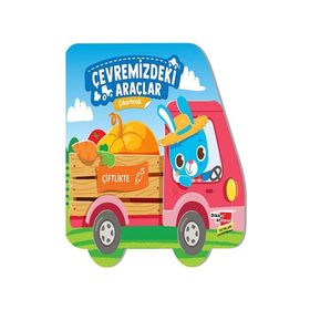 Kitap Dikkat Atölyesi Çiftlikte Çıkartmalı Çevremizdeki Araçlar
