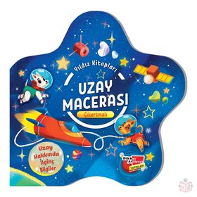 Kitap Dikkat Atölyesi Uzay Macerası Çıkartmalı Yıldız Kitapları Serisi