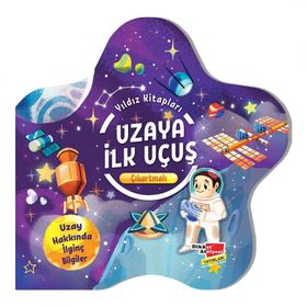 Kitap Dikkat Atölyesi Uzaya İlk Uçuş Çıkartmalı Yıldız Kitapları Serisi