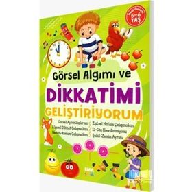 Kitap Ema Yayınları 5-6 Yaş Görsel Algımı ve Dikkatimi Geliştiriyorum