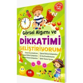 Kitap Ema Yayınları 5-6 Yaş Görsel Algımı ve Dikkatimi Geliştiriyorum