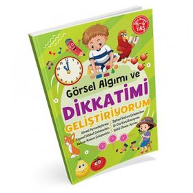 Kitap Ema Yayınları 5-6 Yaş Görsel Algımı ve Dikkatimi Geliştiriyorum
