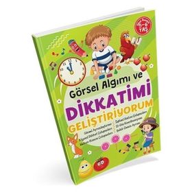 Kitap Ema Yayınları 5-6 Yaş Görsel Algımı ve Dikkatimi Geliştiriyorum