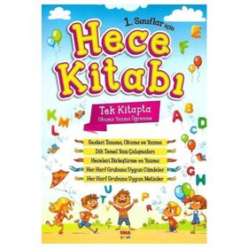 Kitap Ema Yayınları 6-9 Yaş 1.Sınıf Hece Kitabı