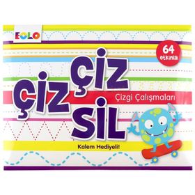 Kitap Eolo Çiz Çiz Sil Çizgi Çalışmaları