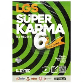 Kitap Eyted Yayınları 8. Sınıf LGS Süper Karma 6 Deneme