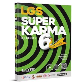 Kitap Eyted Yayınları 8. Sınıf LGS Süper Karma 6 Deneme