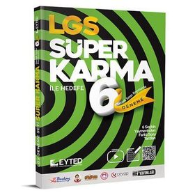 Kitap Eyted Yayınları 8. Sınıf LGS Süper Karma 6 Deneme