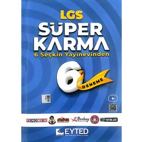 Kitap Eyted Yayınları 8. Sınıf LGS Süper Karma 6 Deneme