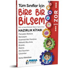 Kitap Forza Yayınları Tüm Sınıflar İçin Zor Seviye Bire Bir Bilsem Hazırlık Kitabı