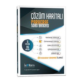 Kitap İki Nokta Yayınları Çözüm Haritalı Paragraf Soru Bankası