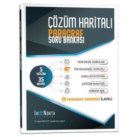 Kitap İki Nokta Yayınları Çözüm Haritalı Paragraf Soru Bankası