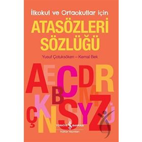 Kitap İlkokul ve Ortaokullar İçin İş Bankası Kültür Yayınları Atasözleri Sözlüğü