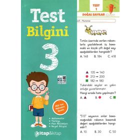 Kitap & Kitap Yayınları 3. Sınıf Test Bilgini Tüm Dersler Yaprak Test