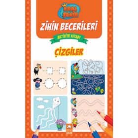 Kitap Kral Şakir Çizgiler Zihin Becerileri Aktivite Kitabı