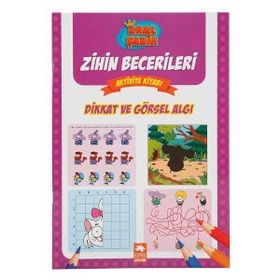 Kitap Kral Şakir Dikkat ve Görsel Algı Zihin Becerileri Aktivite Kitabı - Varol Yaşaroğlu