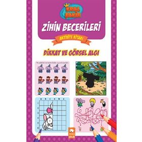 Kitap Kral Şakir Dikkat ve Görsel Algı Zihin Becerileri Aktivite Kitabı - Varol Yaşaroğlu