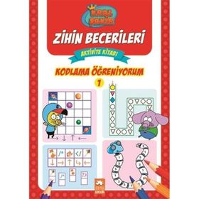Kitap Kral Şakir Kodlama Öğreniyorum Zihin Becerileri Aktivite Kitabı1