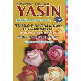 Kitap Merve Yayınları Orta Boy Bilgisayar Hatlı Elmalılı Muhammed Hamdi Yazır Açıklamalı ve Mealli Yasin