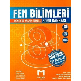 Kitap Mozaik Yayınları 8.Sınıf Fen Bilimleri Soru Bankası