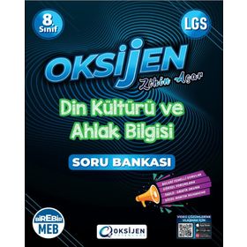 Kitap Oksijen Yayınları 8.Sınıf Din Kültürü Soru Bankası