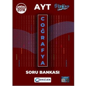 Kitap Oksijen Yayınları AYT Coğrafya Soru Bankası