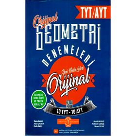 Kitap Orijinal Yayınları Tyt Ayt Geometri Denemeleri