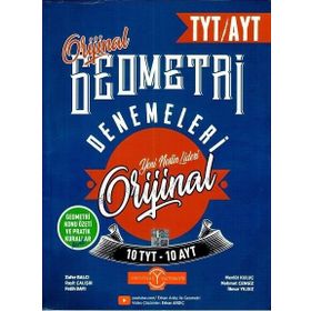 Kitap Orijinal Yayınları Tyt Ayt Geometri Denemeleri