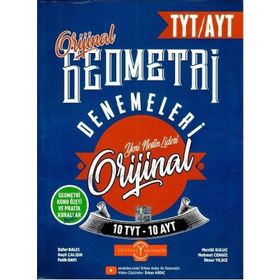 Kitap Orijinal Yayınları Tyt Ayt Geometri Denemeleri