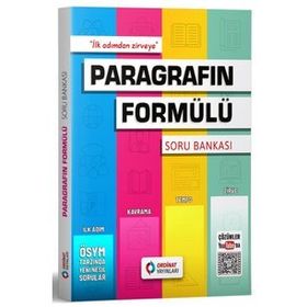 Kitap Paragrafın Formülü Soru Bankası