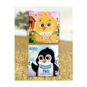Kitap Penguen Piku ve Sevimli Dostları Bu Kocaman Gözler Kimin Sincap Kitap Yayınları