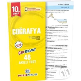 Kitap Puan Yayınları 10. Sınıf Coğrafya Yaprak Test