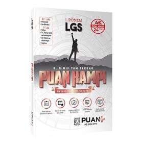Kitap Puan Yayınları 8. Sınıf 1. Dönem LGS Tam Tekrar Puan Kampı