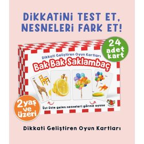Kitap Saklambaç Dikkati Geliştiren Oyun Kartları Uçan Fil Yayınları