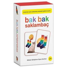 Kitap Saklambaç Dikkati Geliştiren Oyun Kartları Uçan Fil Yayınları