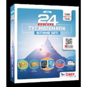 Kitap Sınav Yayınları 24 Adımda 8. Sınıf LGS Matematik Bitirme Seti