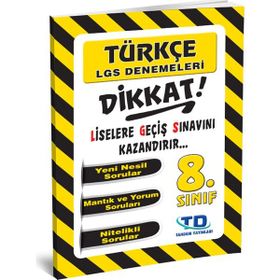 Kitap Tandem 8.Sınıf Türkçe LGS Deneme