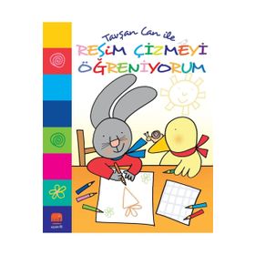 Kitap Tavşan Can ile Resim Çizmeyi Öğreniyorum Uçan Fil Yayınları