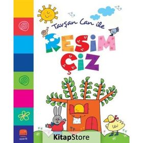 Kitap Tavşan Can ile Resim Çizmeyi Öğreniyorum Uçan Fil Yayınları