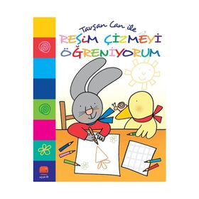 Kitap Tavşan Can ile Resim Çizmeyi Öğreniyorum Uçan Fil Yayınları