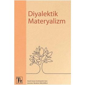Kitap Töz Yayınları Diyalektik Materyalizm