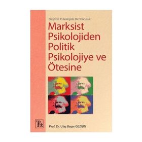 Kitap Töz Yayınları Marksist Psikolojiden Politik Psikolojiye ve Ötesine