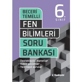 Kitap Tudem Yayınları 6.Sınıf Fen Bilimleri Beceri Temelli Soru Bankası