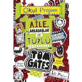 Kitap Tudem Yayınları Tom Gates - 12 Aile, Arkadaşlar ve Tüylü Yaratıklar